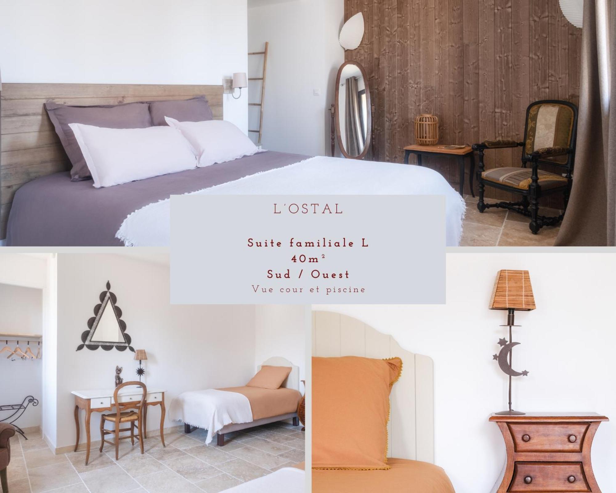 L'Ostal - Bed & Breakfast - Chambres Et Suites De 25 A 40M2 - Spa Saint-Hilaire-dʼOzilhan Exterior foto
